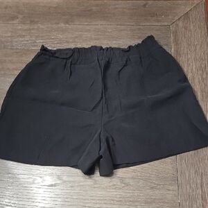 Simply Vera Vera Wang Black High Waist Elastic Pull-On Shorts